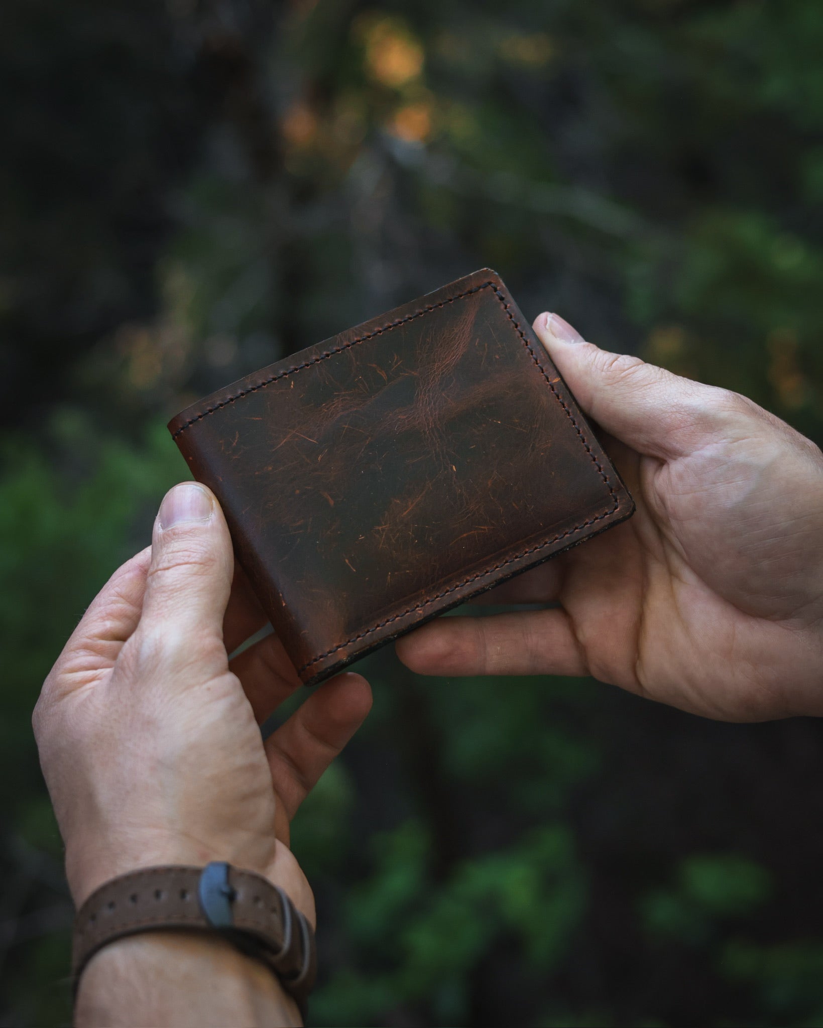 Leather Men's Billfold Wallet | Heritage Leather